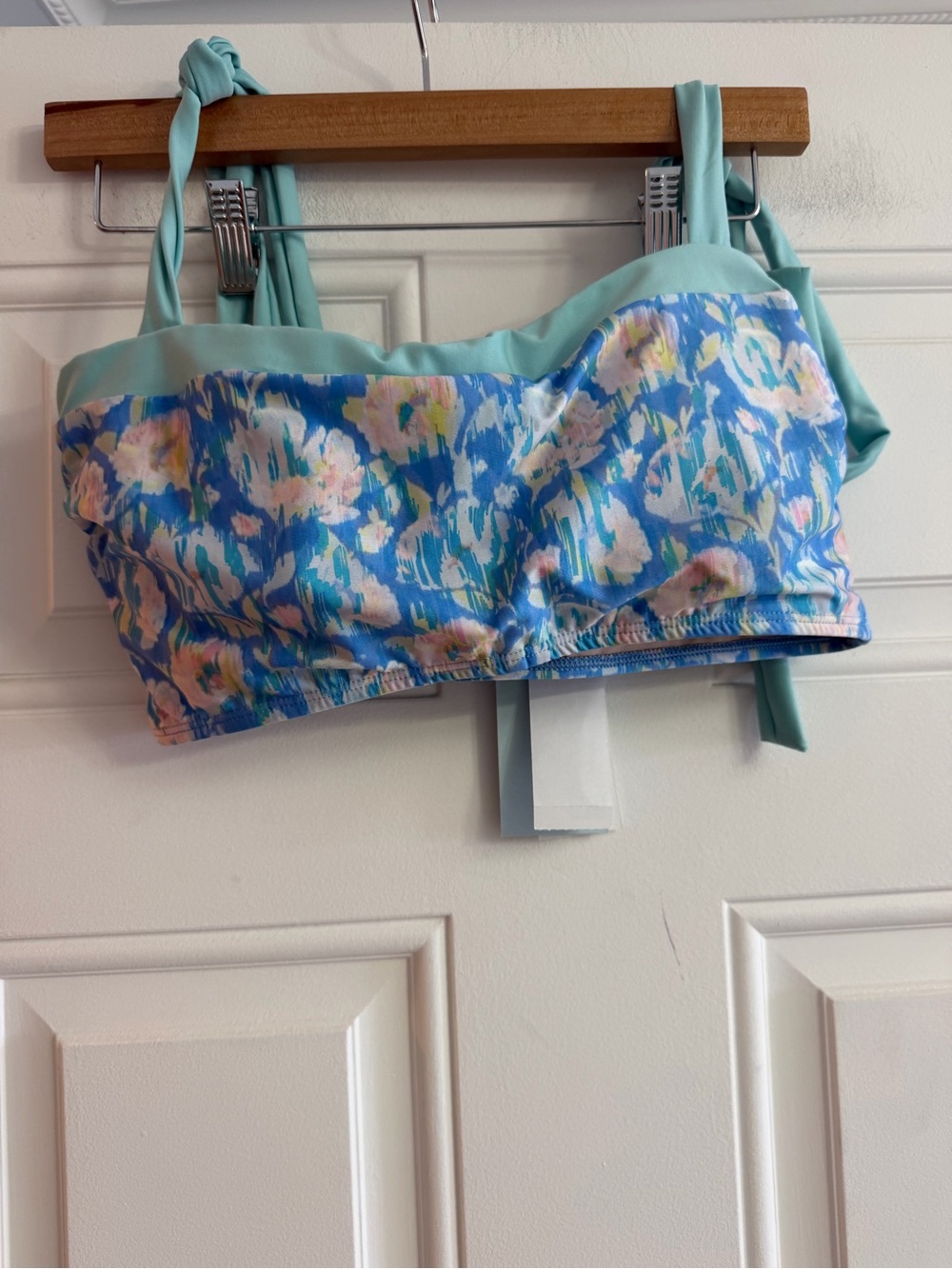 Hermoza Coral Cobe Bouquet Swim Bra NWT Size 12